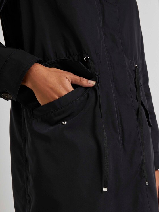 Oversized Parka mit Kapuze - Frauen - Deep Black Oversized Parka mit Kapuze - Frauen - Deep Black - 10 - Mine to five