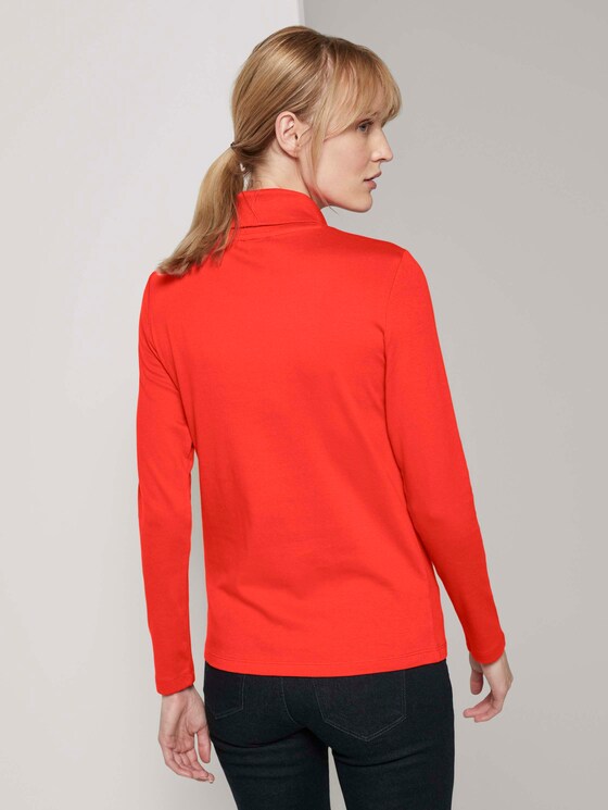Basic Rollkragenshirt - Frauen - Strong Red Basic Rollkragenshirt - Frauen - Strong Red - 2 - TOM TAILOR