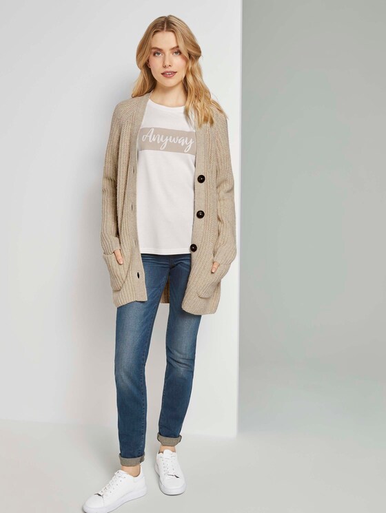 T-Shirt mit Print - Frauen - Off White T-Shirt mit Print - Frauen - Off White - 3 - TOM TAILOR