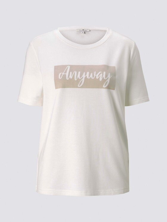 T-Shirt mit Print - Frauen - Off White T-Shirt mit Print - Frauen - Off White - 7 - TOM TAILOR