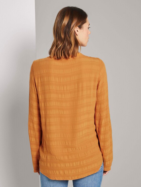 Tunika Bluse mit Brusttasche - Frauen - orange yellow Tunika Bluse mit Brusttasche - Frauen - orange yellow - 2 - TOM TAILOR Denim
