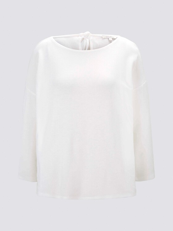 Strukturiertes Boxy-Shirt - Frauen - Off White Strukturiertes Boxy-Shirt - Frauen - Off White - 7 - TOM TAILOR Denim