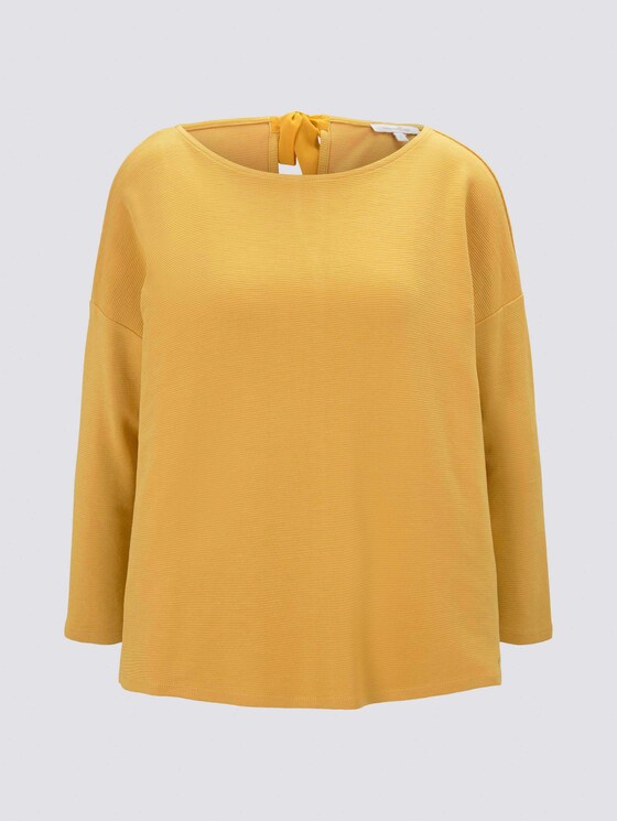 Strukturiertes Boxy-Shirt - Frauen - Indian Spice Yellow Strukturiertes Boxy-Shirt - Frauen - Indian Spice Yellow - 7 - TOM TAILOR Denim