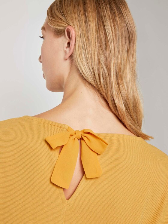 Strukturiertes Boxy-Shirt - Frauen - Indian Spice Yellow Strukturiertes Boxy-Shirt - Frauen - Indian Spice Yellow - 9 - TOM TAILOR Denim