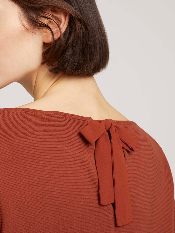 Strukturiertes Boxy-Shirt - Frauen - Rust Orange Strukturiertes Boxy-Shirt - Frauen - Rust Orange - 9 - TOM TAILOR Denim