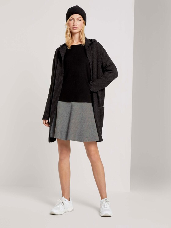 Strukturiertes Boxy-Shirt - Frauen - Deep Black Strukturiertes Boxy-Shirt - Frauen - Deep Black - 3 - TOM TAILOR Denim
