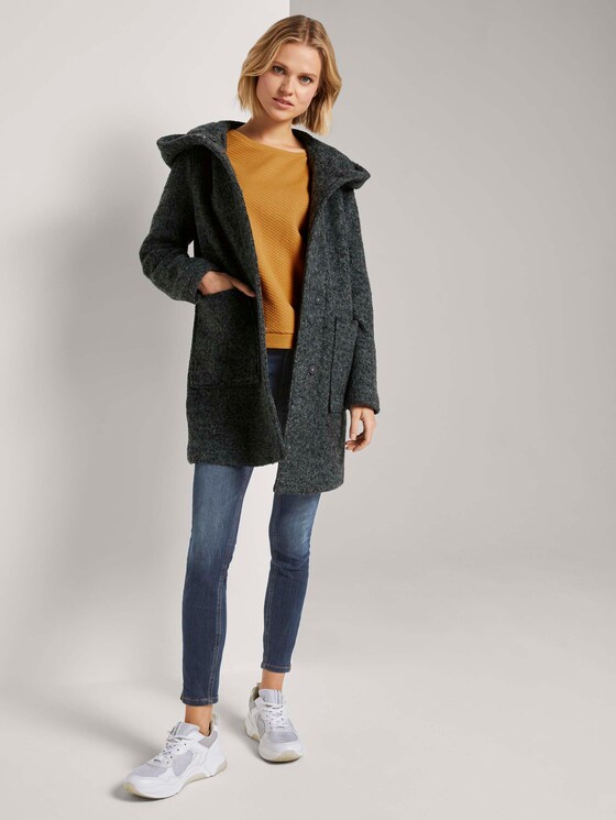 Strukturiertes Sweatshirt - Frauen - Indian Spice Yellow Strukturiertes Sweatshirt - Frauen - Indian Spice Yellow - 3 - TOM TAILOR Denim
