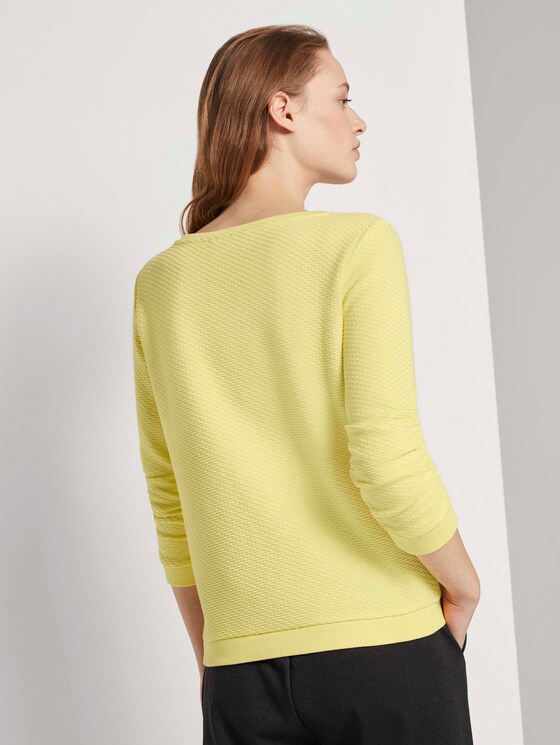 Strukturiertes Sweatshirt - Frauen - honey popcorn Strukturiertes Sweatshirt - Frauen - honey popcorn - 2 - TOM TAILOR Denim