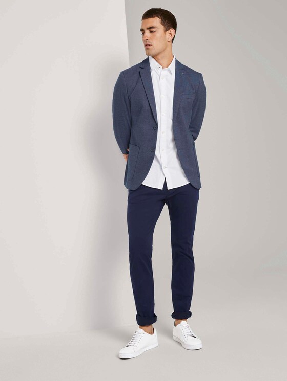 Gemustertes Hemd mit Brusttasche - Männer - White Gemustertes Hemd mit Brusttasche - Männer - White - 3 - TOM TAILOR