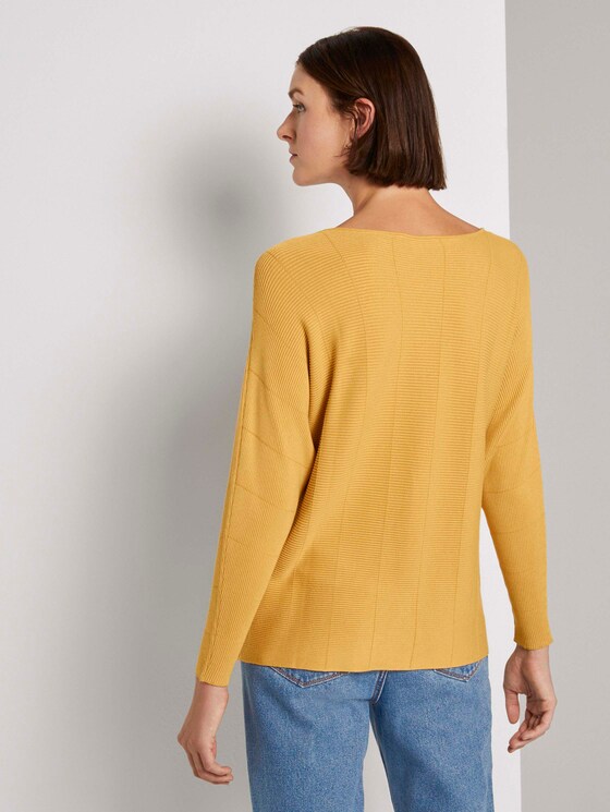 Pullover mit Fledermausärmeln - Frauen - Indian Spice Yellow Pullover mit Fledermausärmeln - Frauen - Indian Spice Yellow - 2 - TOM TAILOR Denim