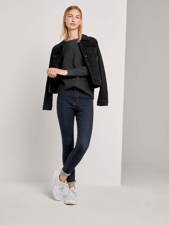 Pullover mit Fledermausärmeln - Frauen - Shale Grey Melange Pullover mit Fledermausärmeln - Frauen - Shale Grey Melange - 3 - TOM TAILOR Denim