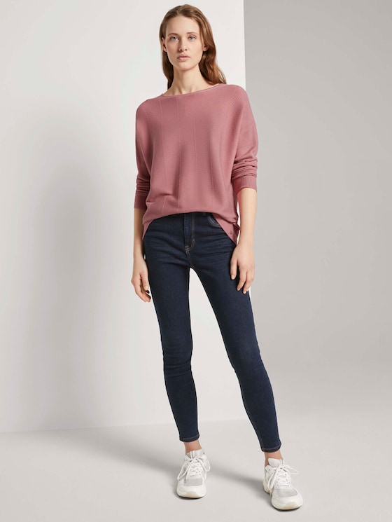 Pullover mit Fledermausärmeln - Frauen - cozy rose Pullover mit Fledermausärmeln - Frauen - cozy rose - 3 - TOM TAILOR Denim