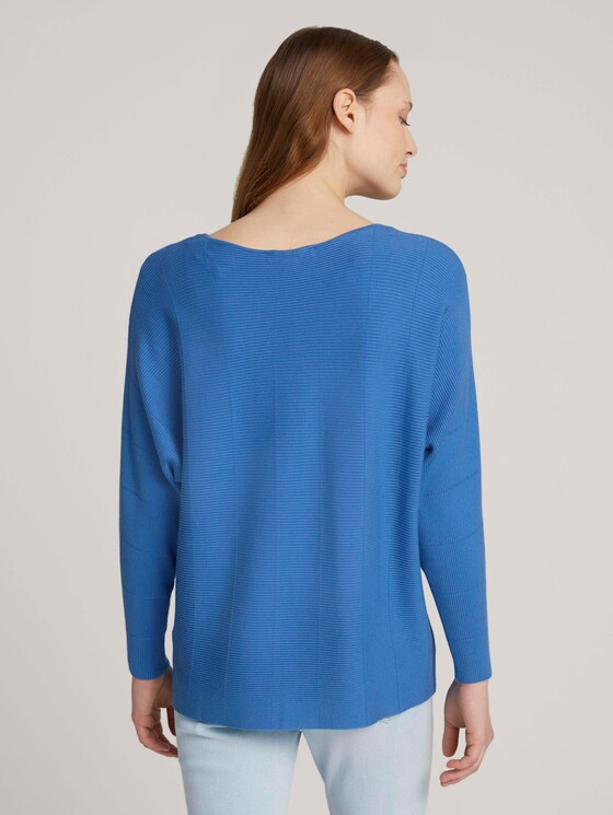 Pullover mit Fledermausärmeln - Frauen - mid blue Pullover mit Fledermausärmeln - Frauen - mid blue - 2 - TOM TAILOR Denim