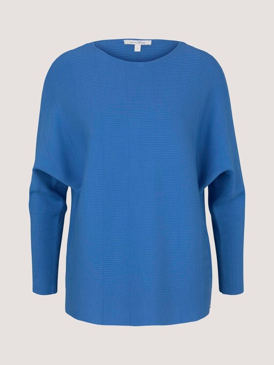 Pullover mit Fledermausärmeln - Frauen - mid blue Pullover mit Fledermausärmeln - Frauen - mid blue - 7 - TOM TAILOR Denim
