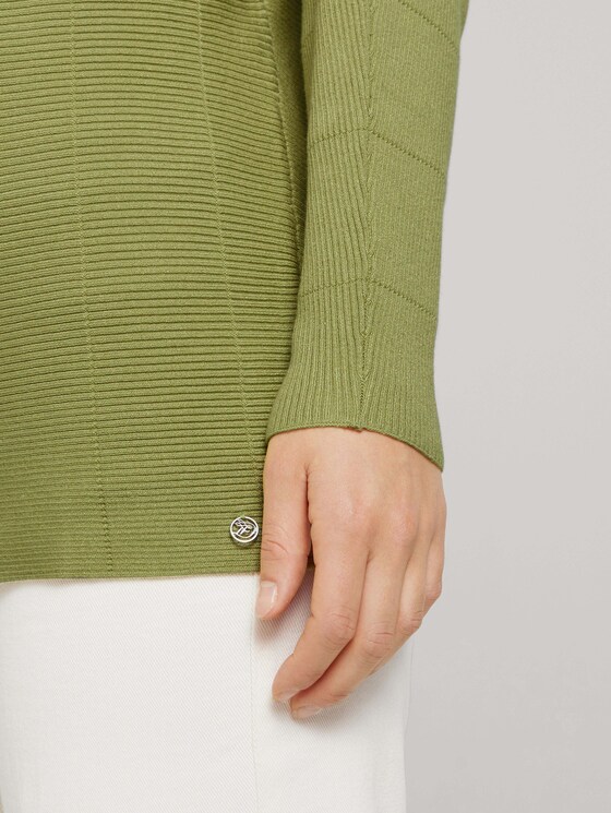 Sweater with bat sleeves - Women - new pea green Sweater with bat sleeves - Women - new pea green - 9 - TOM TAILOR Denim