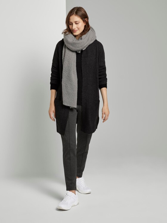 Cardigan mit Kapuze - Frauen - Shale Grey Melange Cardigan mit Kapuze - Frauen - Shale Grey Melange - 3 - TOM TAILOR Denim