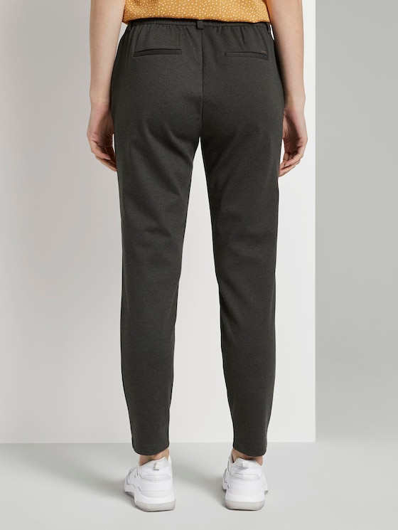 Relaxed Fit Hose mit elastischem Bund - Frauen - Shale Grey Melange Relaxed Fit Hose mit elastischem Bund - Frauen - Shale Grey Melange - 2 - TOM TAILOR Denim