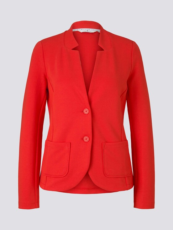 Strukturierter Ottoman Blazer - Frauen - Strong Red Strukturierter Ottoman Blazer - Frauen - Strong Red - 7 - TOM TAILOR