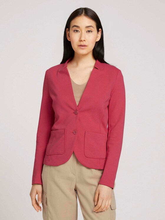 Strukturierter Ottoman Blazer - Frauen - cozy pink Strukturierter Ottoman Blazer - Frauen - cozy pink - 1 - TOM TAILOR