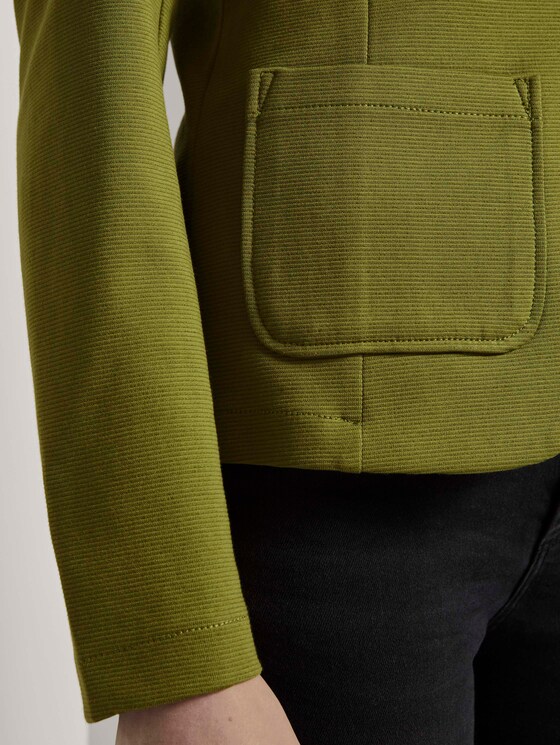 Strukturierter Ottoman Blazer - Frauen - wood green Strukturierter Ottoman Blazer - Frauen - wood green - 9 - TOM TAILOR