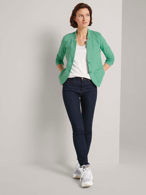 Strukturierter Ottoman Blazer - Frauen - soft leaf green Strukturierter Ottoman Blazer - Frauen - soft leaf green - 3 - TOM TAILOR