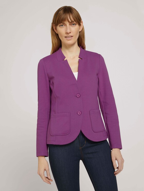 Strukturierter Ottoman Blazer - Frauen - plum blossom lilac Strukturierter Ottoman Blazer - Frauen - plum blossom lilac - 1 - TOM TAILOR