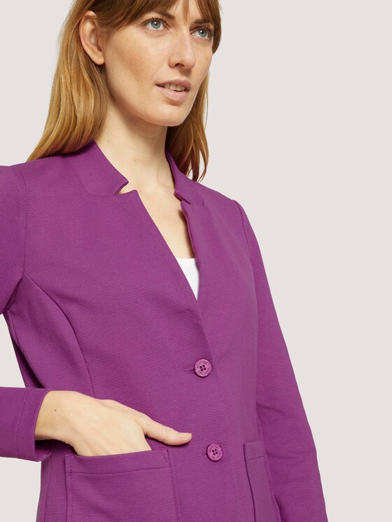 Strukturierter Ottoman Blazer - Frauen - plum blossom lilac Strukturierter Ottoman Blazer - Frauen - plum blossom lilac - 9 - TOM TAILOR