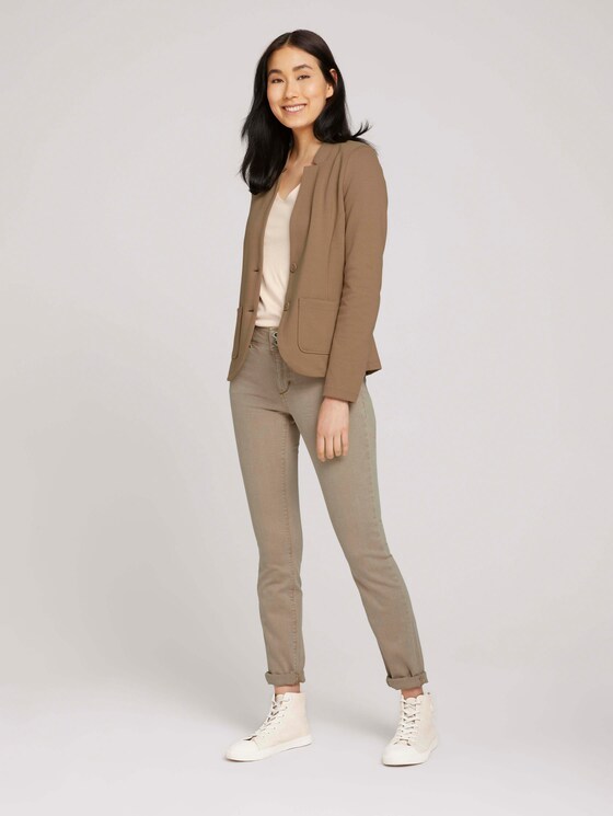 Strukturierter Ottoman Blazer - Frauen - french clay beige Strukturierter Ottoman Blazer - Frauen - french clay beige - 3 - TOM TAILOR