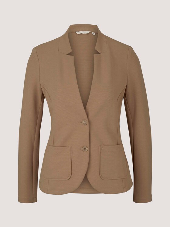 Strukturierter Ottoman Blazer - Frauen - french clay beige Strukturierter Ottoman Blazer - Frauen - french clay beige - 7 - TOM TAILOR