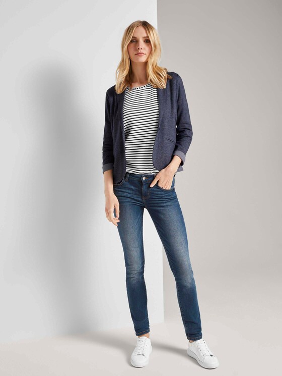 Weicher Blazer mit Paspeltaschen - Frauen - Sky Captain Blue Weicher Blazer mit Paspeltaschen - Frauen - Sky Captain Blue - 3 - TOM TAILOR