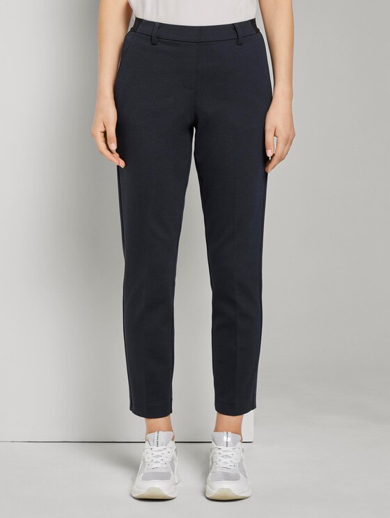 Mia Slim Stoffhose in Ankle-Länge - Frauen - Sky Captain Blue Mia Slim Stoffhose in Ankle-Länge - Frauen - Sky Captain Blue - 1 - TOM TAILOR