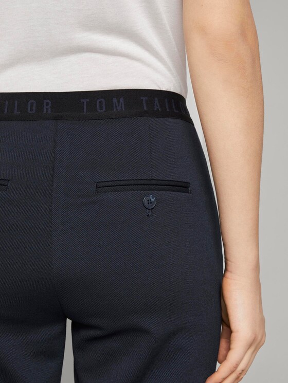 Mia Slim Stoffhose in Ankle-Länge - Frauen - Sky Captain Blue Mia Slim Stoffhose in Ankle-Länge - Frauen - Sky Captain Blue - 9 - TOM TAILOR