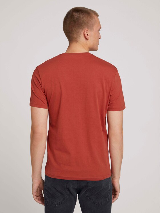 T-Shirt mit Bio-Baumwolle - Männer - amber brown T-Shirt mit Bio-Baumwolle - Männer - amber brown - 2 - TOM TAILOR