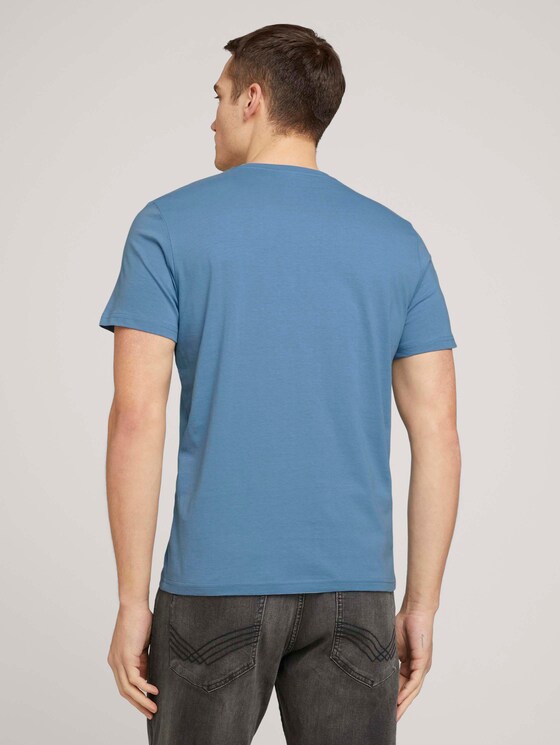 T-Shirt mit Bio-Baumwolle - Männer - Bleeched Blue T-Shirt mit Bio-Baumwolle - Männer - Bleeched Blue - 2 - TOM TAILOR