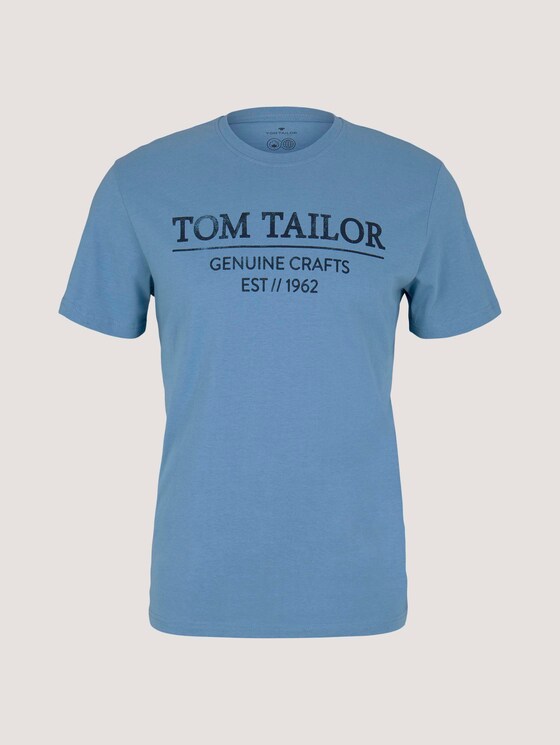 T-Shirt mit Bio-Baumwolle - Männer - Bleeched Blue T-Shirt mit Bio-Baumwolle - Männer - Bleeched Blue - 7 - TOM TAILOR