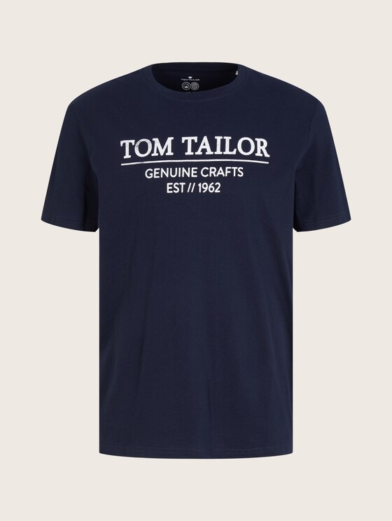 T-Shirt mit Bio-Baumwolle - Männer - Sky Captain Blue T-Shirt mit Bio-Baumwolle - Männer - Sky Captain Blue - 7 - TOM TAILOR