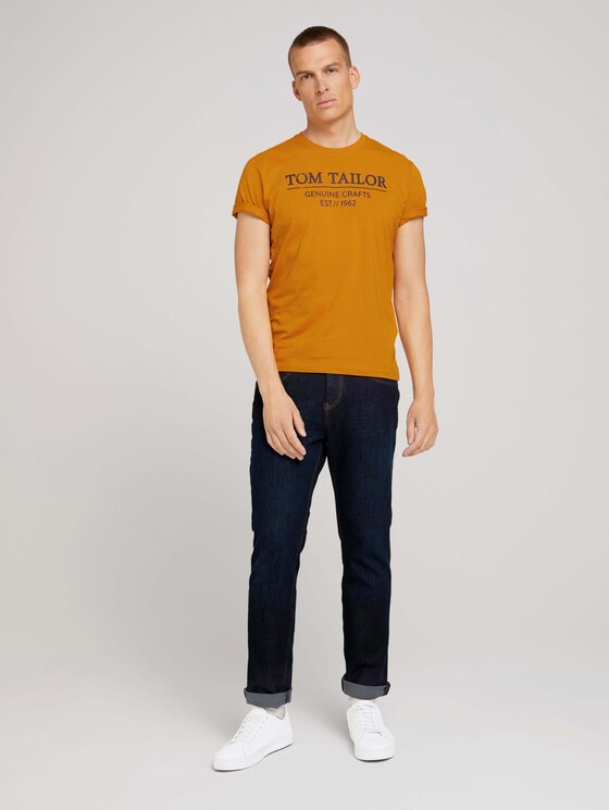 T-Shirt mit Bio-Baumwolle - Männer - Flame Brown T-Shirt mit Bio-Baumwolle - Männer - Flame Brown - 3 - TOM TAILOR