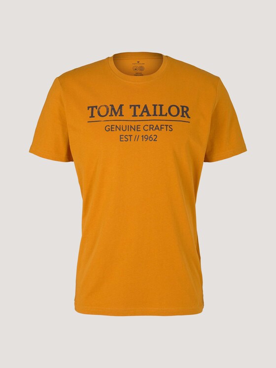 T-Shirt mit Bio-Baumwolle - Männer - Flame Brown T-Shirt mit Bio-Baumwolle - Männer - Flame Brown - 7 - TOM TAILOR