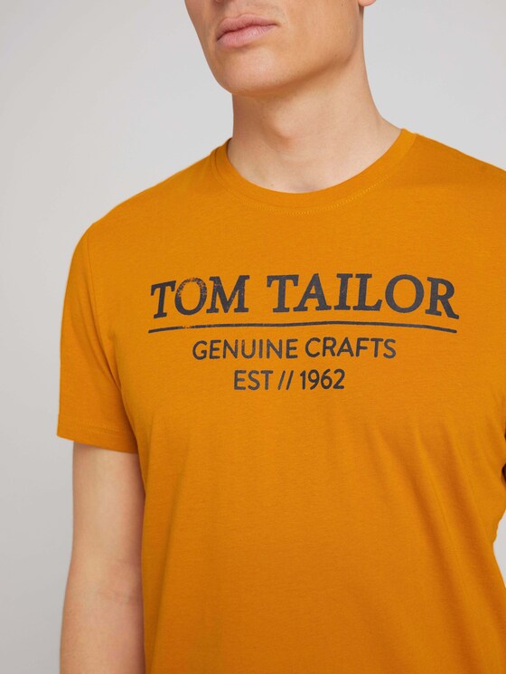 T-Shirt mit Bio-Baumwolle - Männer - Flame Brown T-Shirt mit Bio-Baumwolle - Männer - Flame Brown - 9 - TOM TAILOR