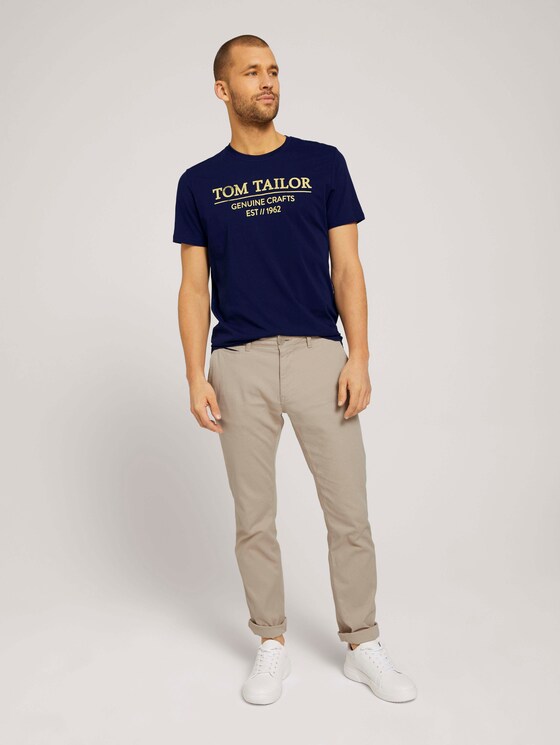 T-Shirt mit Bio-Baumwolle - Männer - Sailor Blue T-Shirt mit Bio-Baumwolle - Männer - Sailor Blue - 3 - TOM TAILOR