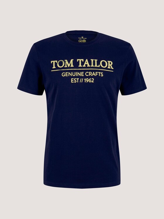 T-Shirt mit Bio-Baumwolle - Männer - Sailor Blue T-Shirt mit Bio-Baumwolle - Männer - Sailor Blue - 7 - TOM TAILOR