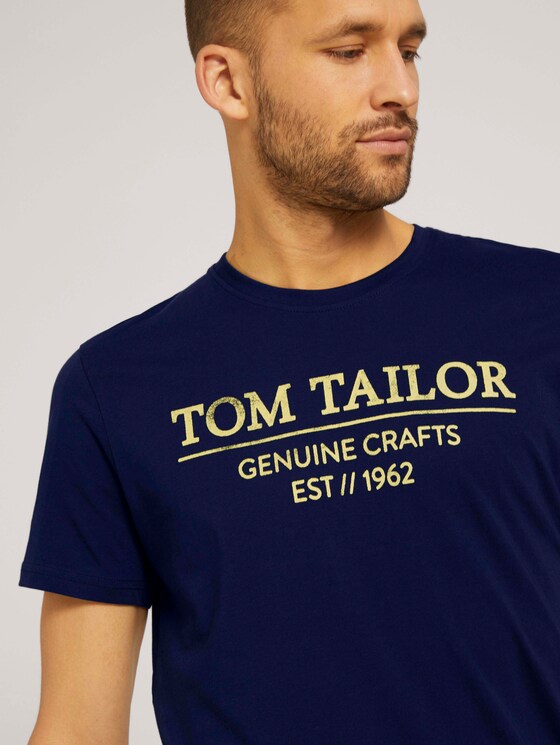 T-Shirt mit Bio-Baumwolle - Männer - Sailor Blue T-Shirt mit Bio-Baumwolle - Männer - Sailor Blue - 9 - TOM TAILOR