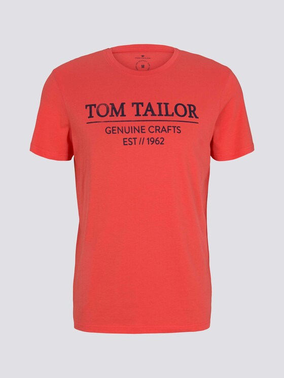 T-Shirt mit Bio-Baumwolle - Männer - Plain Red T-Shirt mit Bio-Baumwolle - Männer - Plain Red - 7 - TOM TAILOR