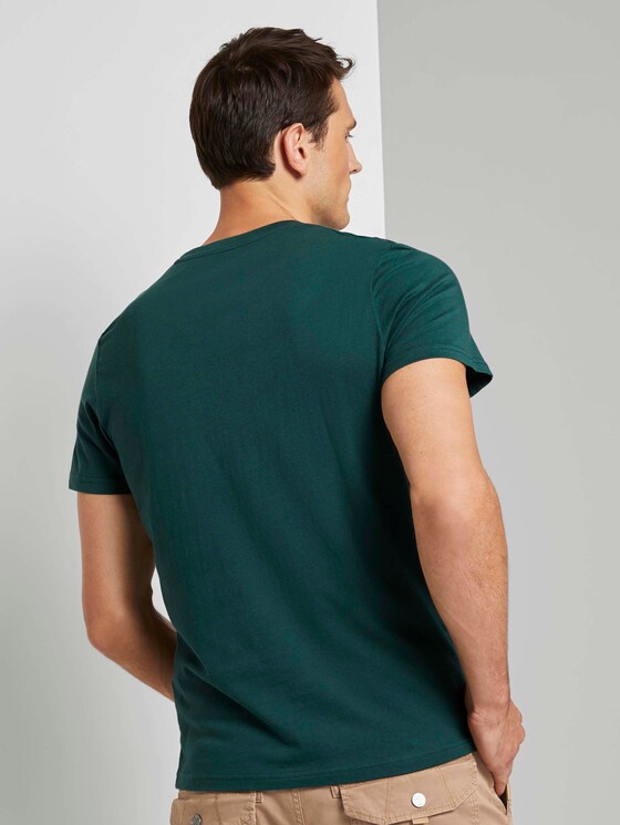 T-Shirt mit Logo-Print - Männer - Stroke Green T-Shirt mit Logo-Print - Männer - Stroke Green - 2 - TOM TAILOR
