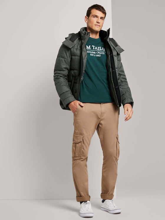 T-Shirt mit Logo-Print - Männer - Stroke Green T-Shirt mit Logo-Print - Männer - Stroke Green - 3 - TOM TAILOR