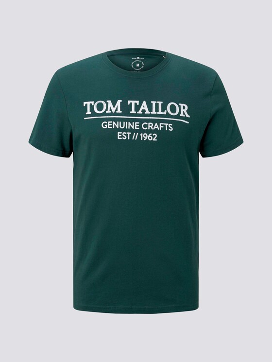 T-Shirt mit Logo-Print - Männer - Stroke Green T-Shirt mit Logo-Print - Männer - Stroke Green - 7 - TOM TAILOR