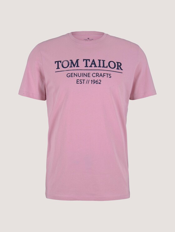 T-Shirt mit Bio-Baumwolle - Männer - Soft Pink T-Shirt mit Bio-Baumwolle - Männer - Soft Pink - 7 - TOM TAILOR