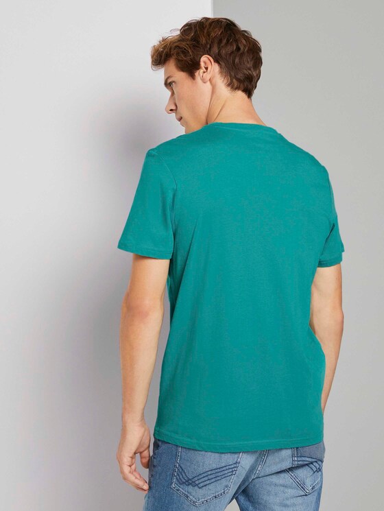 T-Shirt mit Bio-Baumwolle - Männer - new porcelain green T-Shirt mit Bio-Baumwolle - Männer - new porcelain green - 2 - TOM TAILOR
