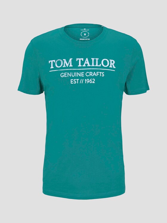 T-Shirt mit Bio-Baumwolle - Männer - new porcelain green T-Shirt mit Bio-Baumwolle - Männer - new porcelain green - 7 - TOM TAILOR