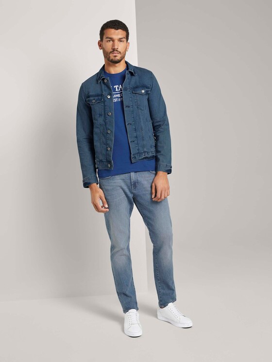 T-Shirt mit Logo-Print - Männer - after dark blue T-Shirt mit Logo-Print - Männer - after dark blue - 3 - TOM TAILOR